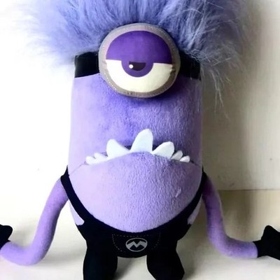 Despicable Me Minion 12'' Plush Purple Evil Minion One Eye Toy