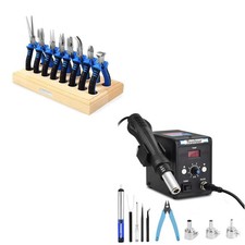 Jewelry Pliers 8Pcs Set, Jewelry Making Tools, Mini Precision Pliers Kit with...