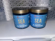 2 MIELLE SEA MOSS ANTI SHEDDING GEL HAIR MASK PROMOTES SHINE 8 oz (2 PACK)
