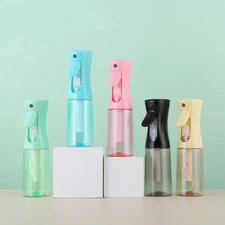 2PCS Continuous Mist Hair Spray Bottle Barber Water Sprayer Salon Plant Mister