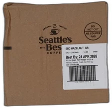 *2026-8-24* Seattle's Best Coffee Toasted Hazelnut Flavored Medium Roast Ground