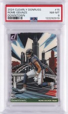 2024 PANINI CLEARLY DONRUSS DOWNTOWN #15 ROME ODUNZE PSA 8