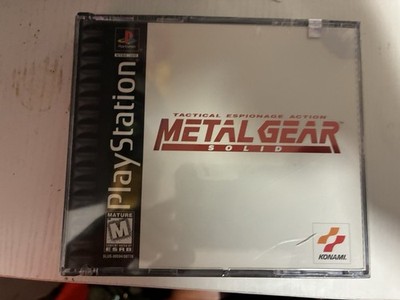 Metal Gear Solid Sony PlayStation 1, 1999, Complete New Sealed