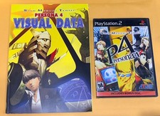 Persona 4 Shin Megami Tensei w Visual Data Book - Sony Playstation 2 PS2 SEALED