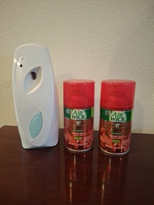Rare Air Wick Harvest Spice 6.17 Oz Refill Ultra Fresh Matic & Dispenser Bundle