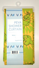 Dr. Seuss Grinch Vinyl Shower Curtain 70 x 72 - RARE