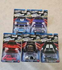 Hot Wheels 2026 Silver Fast  Furious Dream Lineup Set of 5
