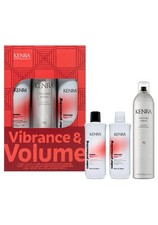 Kenra Shampoo, Conditioner, and Spray 10 oz Vibrance and Volume Set 50 