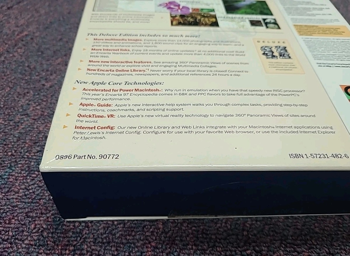 Microsoft Encarta 97 Encyclopedia CD-Rom Apple Mac OS | eBay