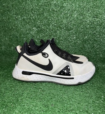Nike Paul George PG 4 Mens Size 8 White Black Oreo Basketball Shoes CD5079-100