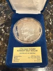 Giant 1996 Half Troy Pound .999 Pure Silver Kennedy Half Dollar Proof With Case
