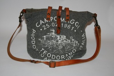 Campomaggi Teodorano Tasche Grau Filtz