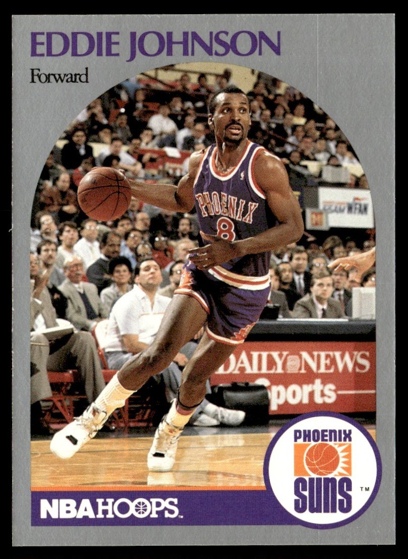 1990-91 Hoops Eddie Johnson Phoenix Suns #237