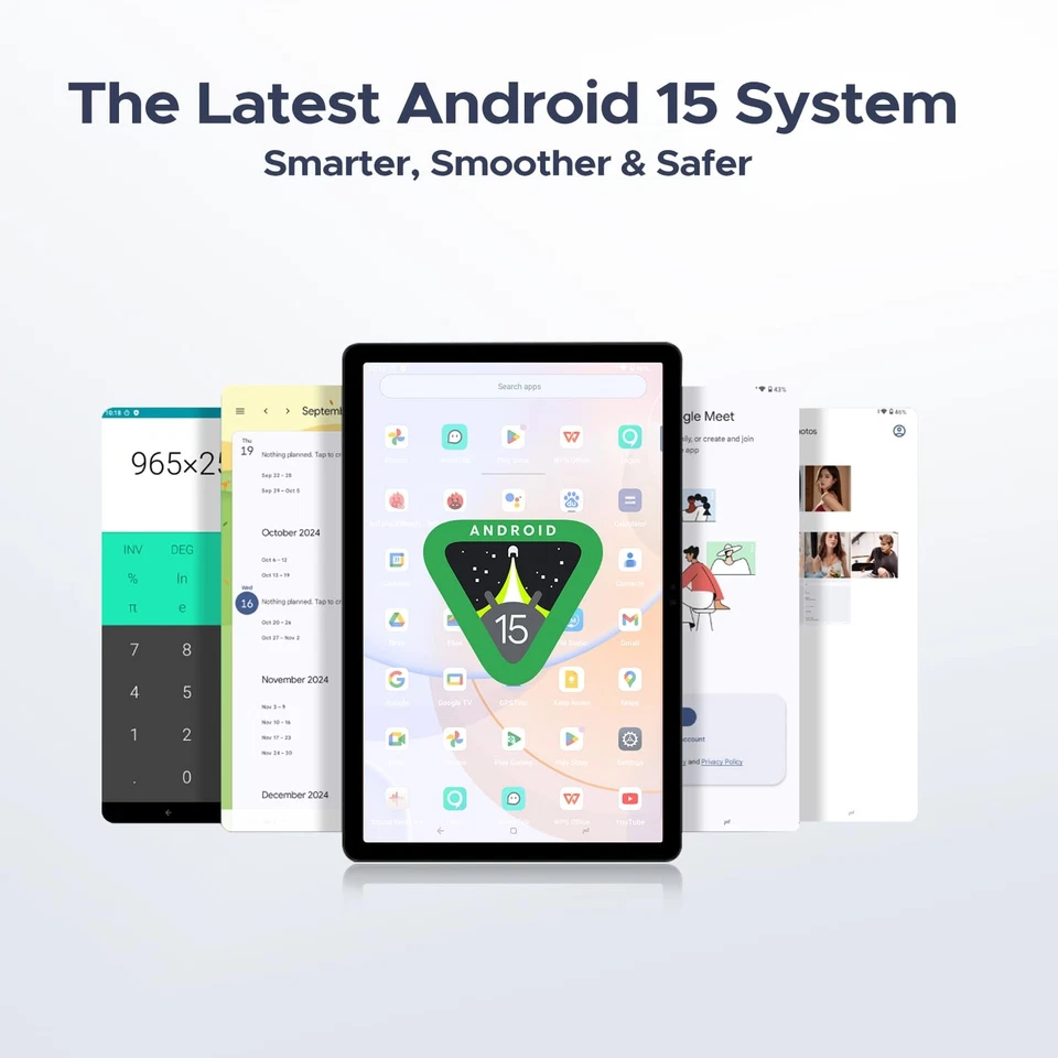 Android 15 Tablet, 11 inch Android Tablet 16GB+128GB/2TB TF Octa-Core,90Hz Di... - Image 3 of 4