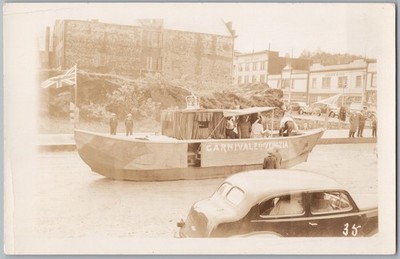 Carnivale di Venezia Parade Float Meeker Block Prince Rupert BC ? Postcard D99