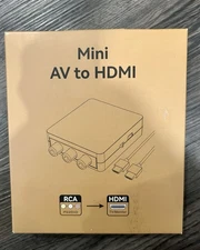 Mini AV to HDMI Female Converter Composite CBS Video Adapter - AV2HDMI