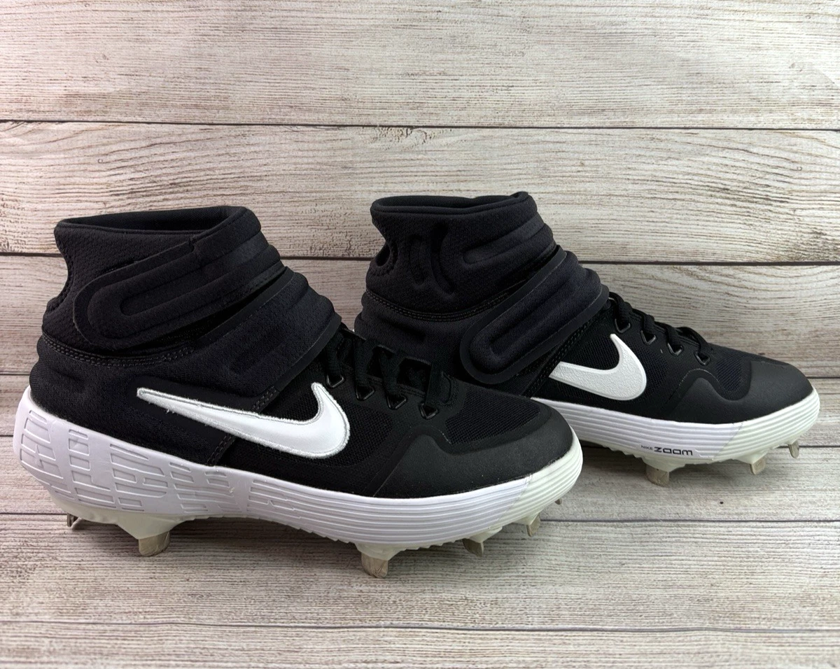 Nike Alpha Huarache Elite 2 Mid Black White for Sale
