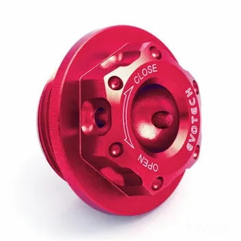 Öleinfüllschraube Evotech 25x1.5mm rot für Aprilia Tuono 1100 V4 Factory 2015-18