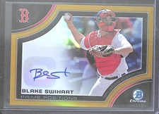 2015 Bowman Chrome Gold Prime Positions Autograph #PPA-BS Blake Swihart 28 of 50