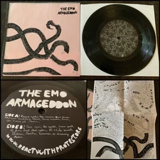 THE EMO ARMAGEDDON 7” Vinyl-Louise Cyphre June Paik SL-27 Raein La Quiete Daïtro