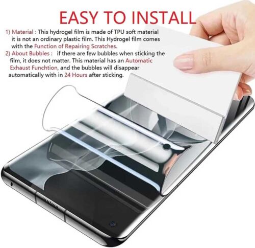 Screen Protector Hydrogel Film For Samsung Galaxy s25 24 23 22 21 20 Ultra Plus - Picture 2 of 8