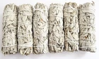 6 pk White Sage Smudge 4 inch Stick for Smudging, House Cleansing - Free Ship!!
