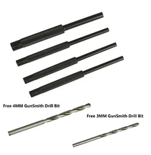 US Seller 4pc Roll Pin Punch Starter Set 1/8”, 1/16”, 3/32",5/64” Free Drill Bit