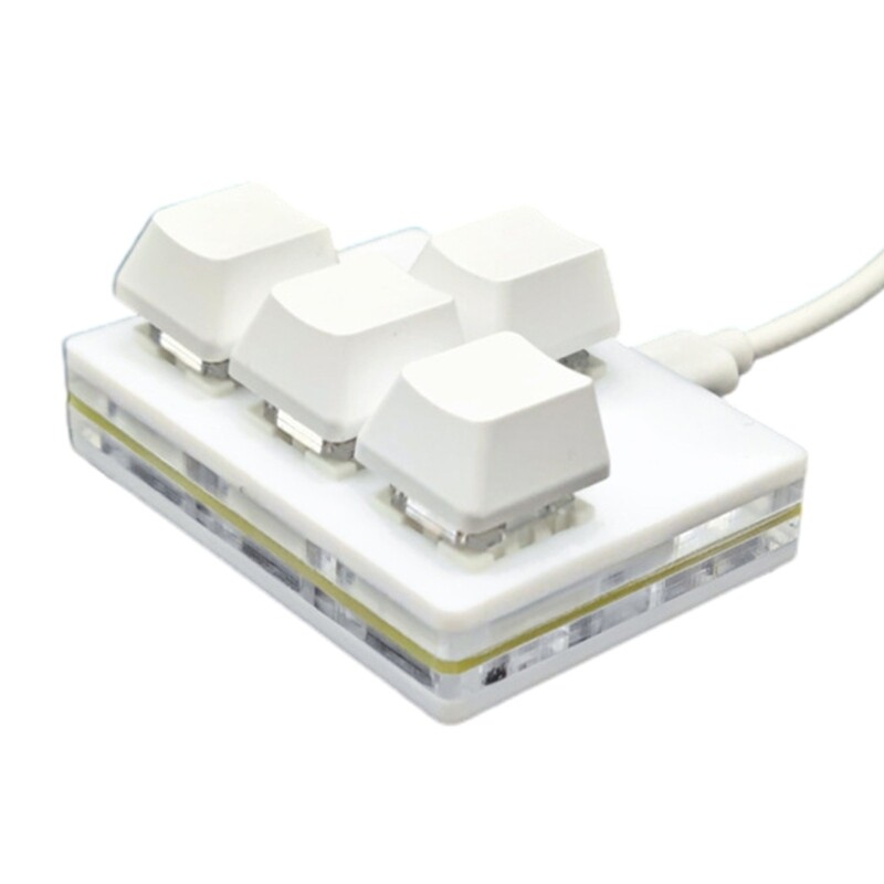 4-Key Mechanical Gaming Keypad Fully Programmable for PC