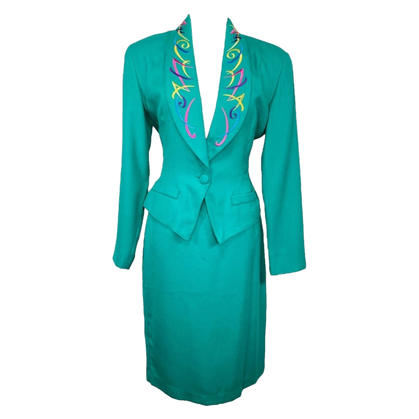 Skirt Suits Geometric Vintage Suits, Sets & Suit Separates for Women