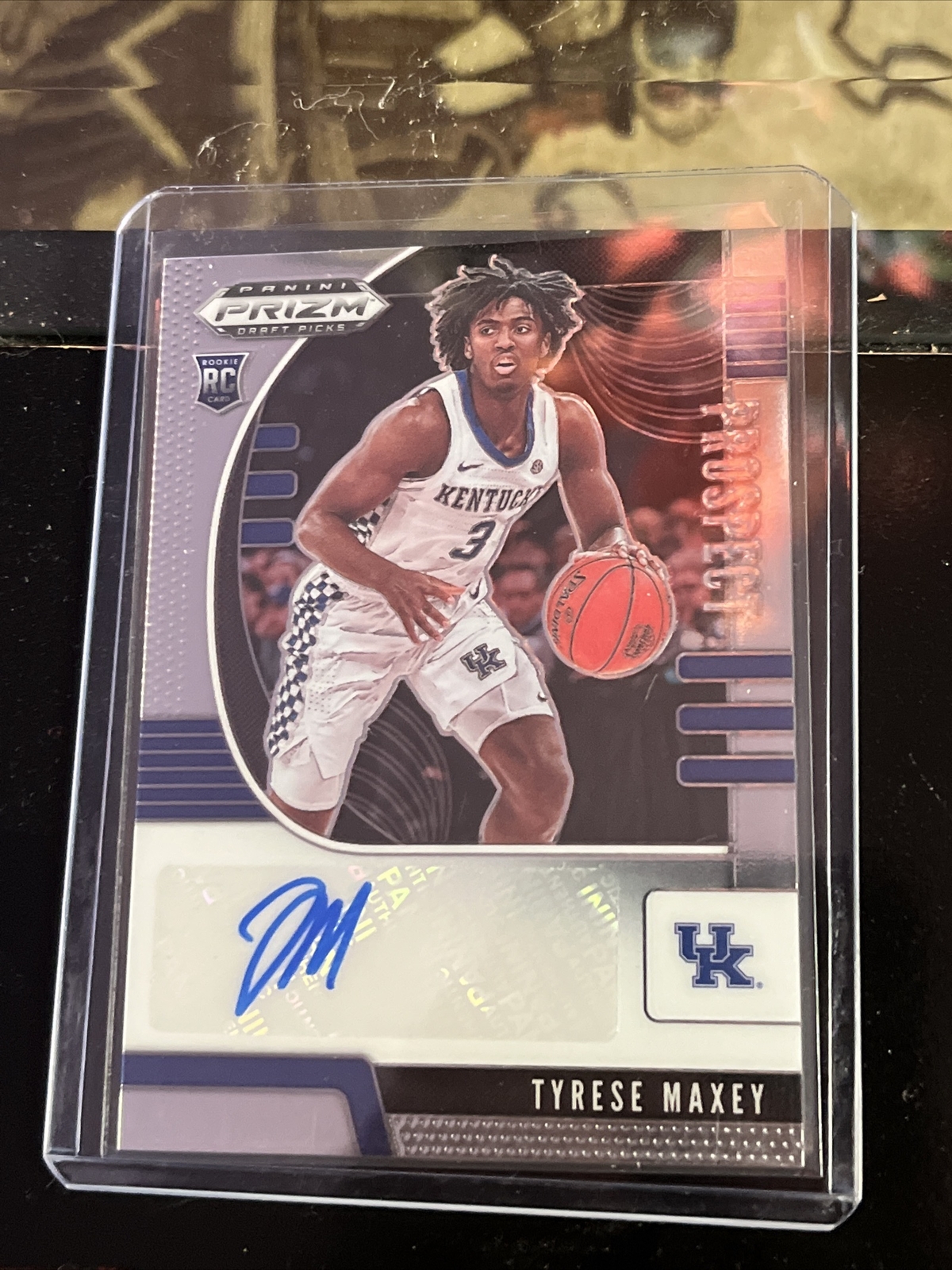 2020-21 Panini Prizm Draft Picks Tyrese Maxey Auto Rookie