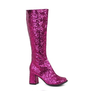 sequin gogo boots