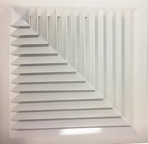 2 Way Corner Louvre Face Diffuser 595x595 Ceiling Tile Replacement