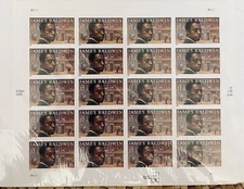 James Baldwin Mint Sheet of 20 Stamps, Scott #3871 MNH FAST SAFE SHIPPING USA
