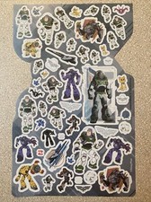 Buzz Lightyear Toy Story Sticker Sheet New Disney Pixar