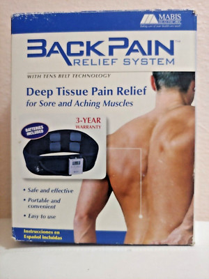Mabis Back Pain Relief System With Tens Belt Technology