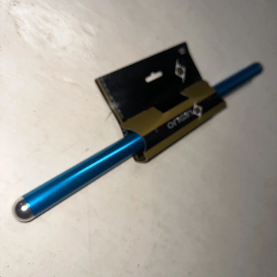 Manillar Origin8 Pro-Stash AZUL barra plana aleación 480 mm 25,4 diámetro bicicleta Foto 3 de 4