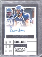 2017 Panini Contenders Draft Picks Football Card #259 Billy Brown RC Auto