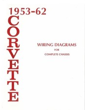 1953-1962 Chevrolet Corvette Wiring Diagrams Manual