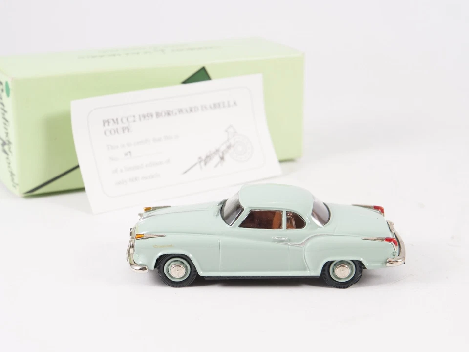 Pathfinder GB N. Pcm CC2 Borgward Bianco IN Metallo 1/43 Scatola N.117/600 Ex - Immagine 4 di 4
