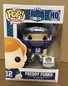 Funko Pop! Football Freddy Funko Throwback W/Soft Protector | eBay