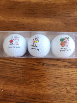 Package of 3 Bubba Gump Shrimp Co. Charleston Nike Golf Balls 3pk Sleeve