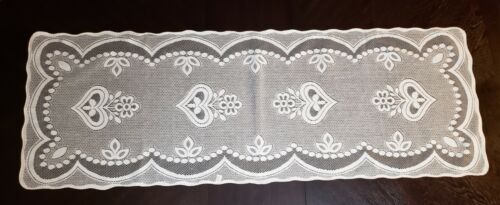 Vintage Lace runner, Doily, dresser scarf table runner lace overlay. See Option - Picture 11 of 61