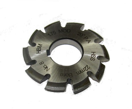 INVOLUTE MODULE GEAR CUTTER HSS GEARCUTTER METRIC BORES SIZES FROM RDGTOOLS - Picture 2 of 6