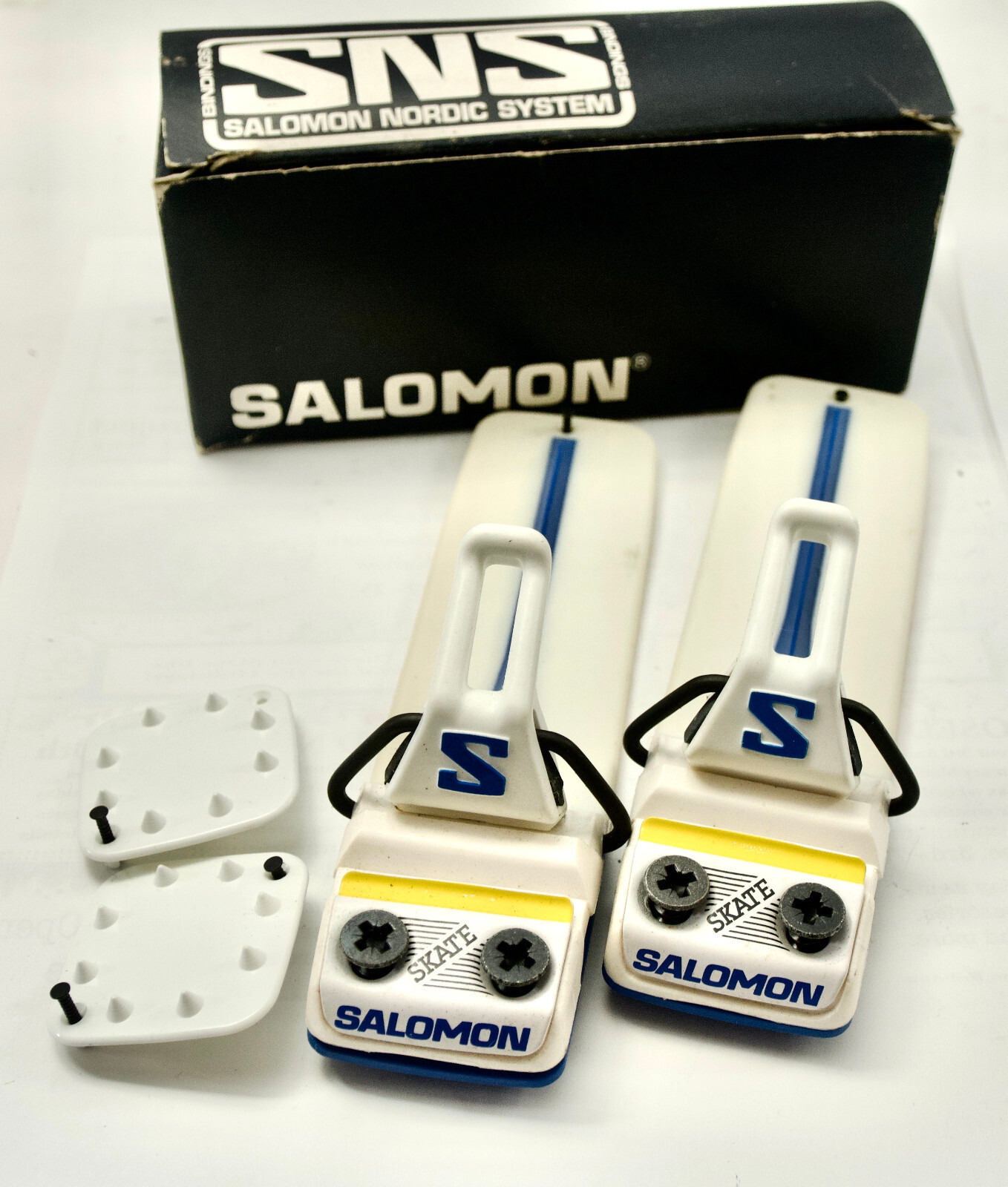 Attacco skate Salomon Cross Country Flex 115 nuovo con scatola 2 bulloni