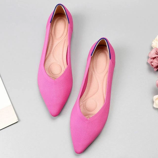 Womens stretch flats sale