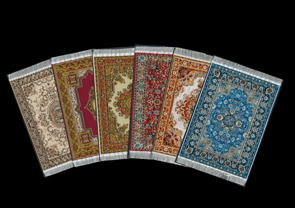 Puppenstube Miniatur - Orient Teppich 10 x 15 cm 1:12 Auswahl zwischen 12 Motive