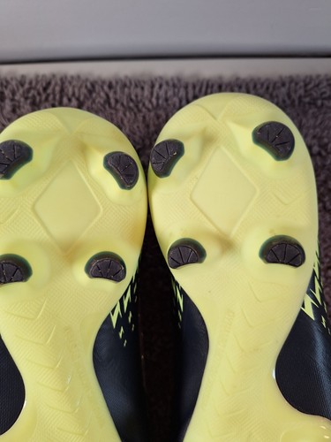 Puma Soccer Cleats Mens 12 Blue Yellow Fuzion Fit Evo Knit Pro AG2 ...