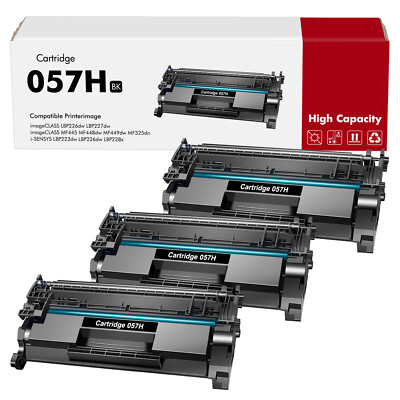 XXL Toner Kompatibler für Canon 057 057H I-Sensys MF 443dw 445dw 446x 449x 227dw