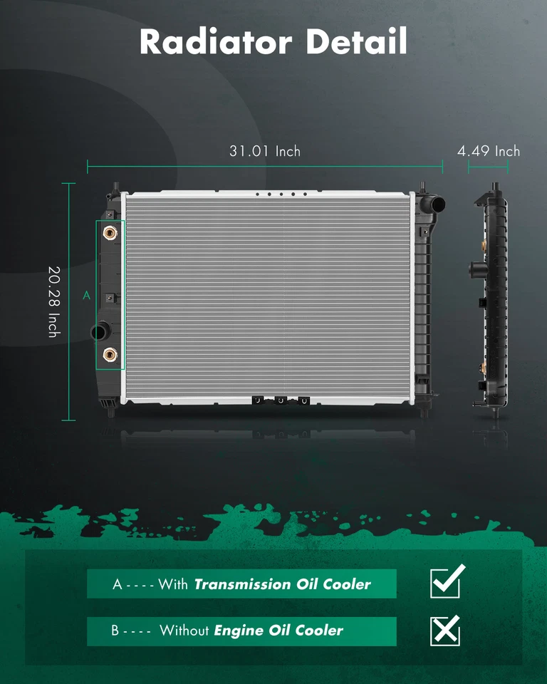 Radiador de aluminio 2873 para Chevrolet Aveo 2004 05-2008 2007-2009 Suzuki Swift Foto 2 de 4