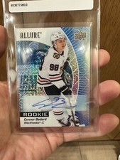 2023-24 Upper Deck Allure Blue Line Rookie Connor Bedard Auto #04/35